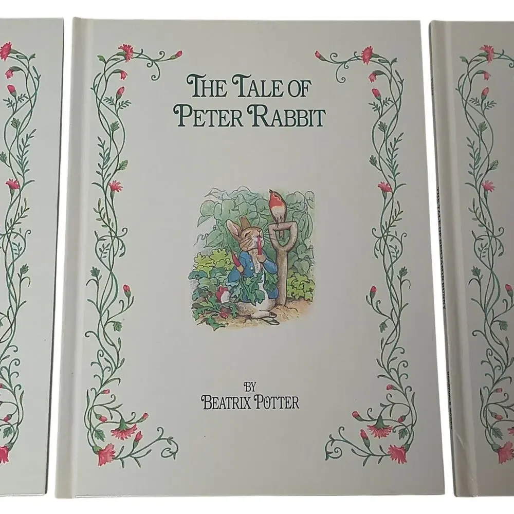 Lot of 3 Beatrix Potter Classic Tales Beautiful Large Hardcover Books 1991